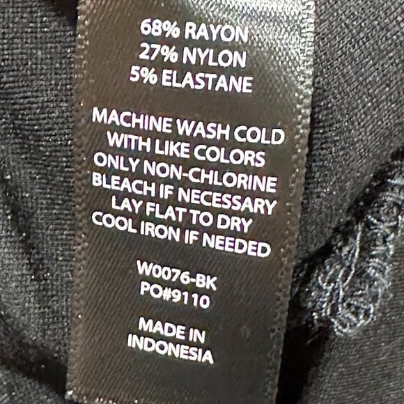 Betabrand Classic Dress‎ Pant Yoga Pant Straight Leg Black Size Large Petite - Picture 6 of 6